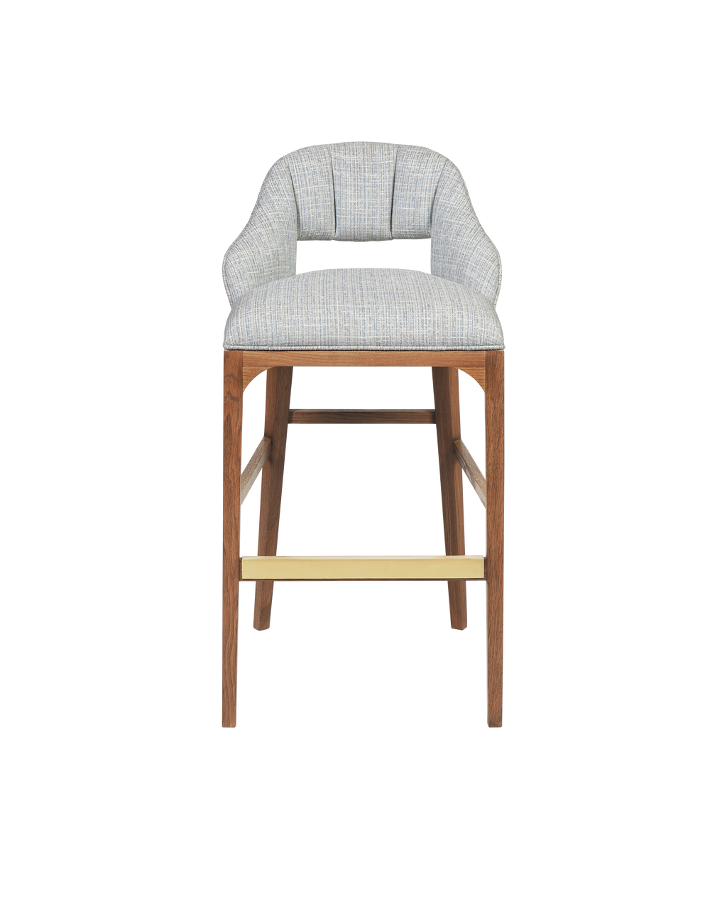 Inga Bar Stool, Greenlight Powder - Brown | Currey & Co - 7000-0832
