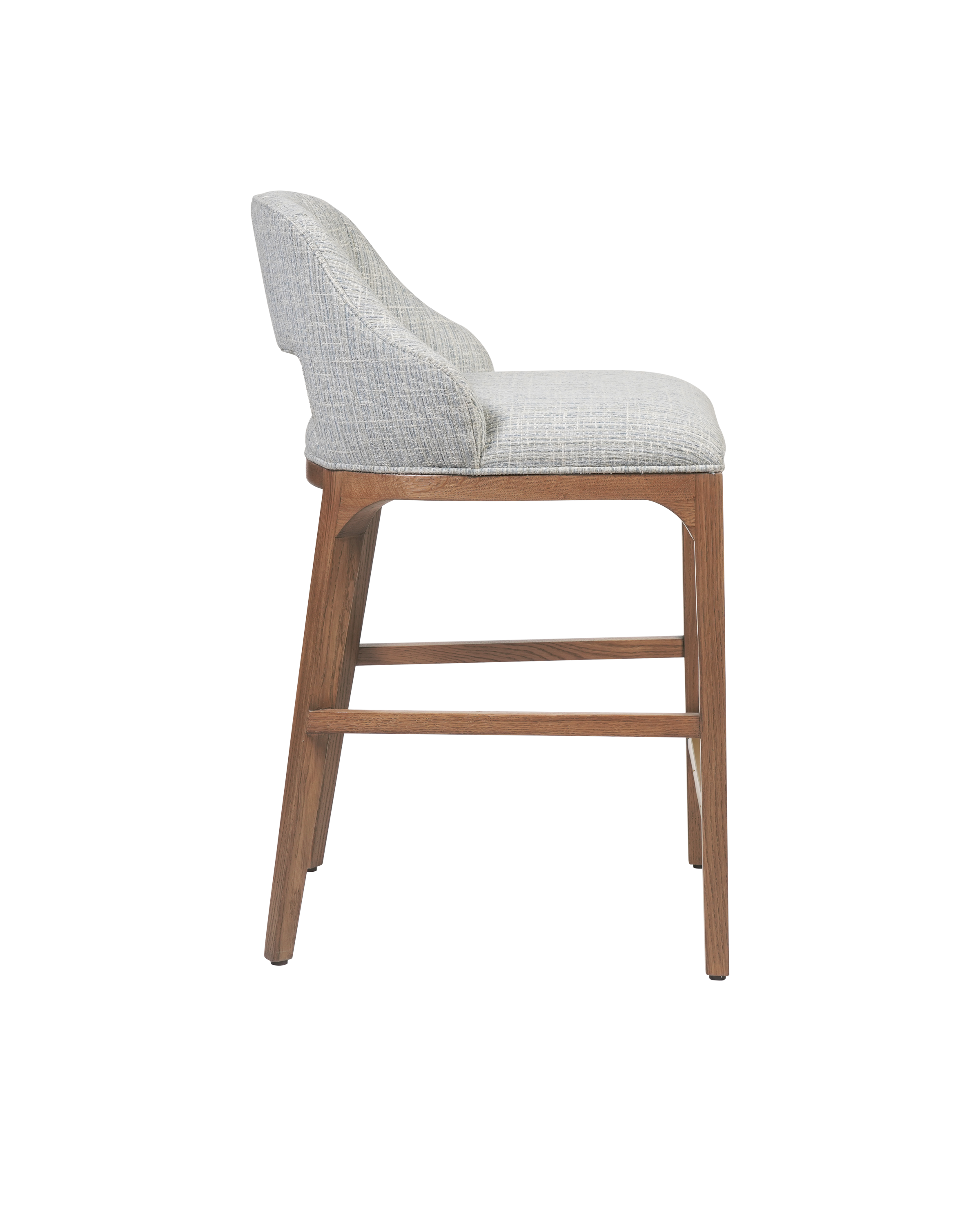 Inga Counter Stool, Greenlight Powder - Brown | Currey & Co - 7000-0822