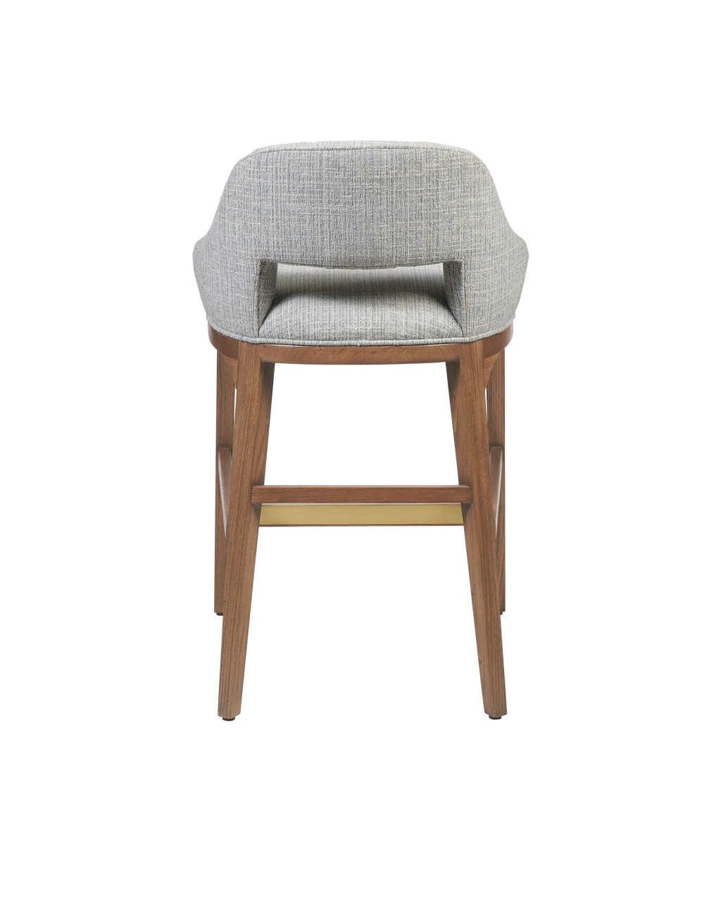 Inga Counter Stool, Greenlight Powder - Brown | Currey & Co - 7000-0822