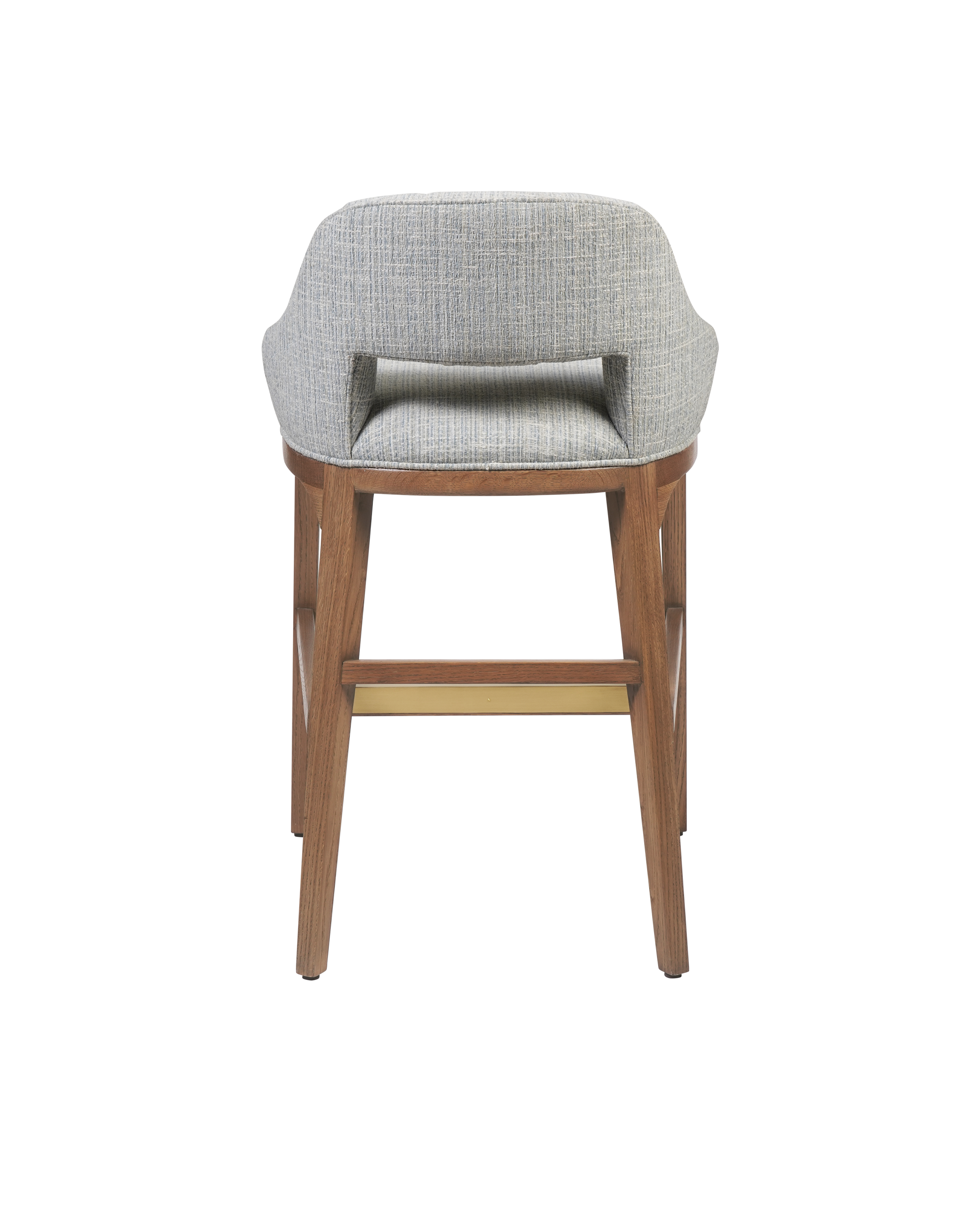 Inga Counter Stool, Greenlight Powder - Brown | Currey & Co - 7000-0822