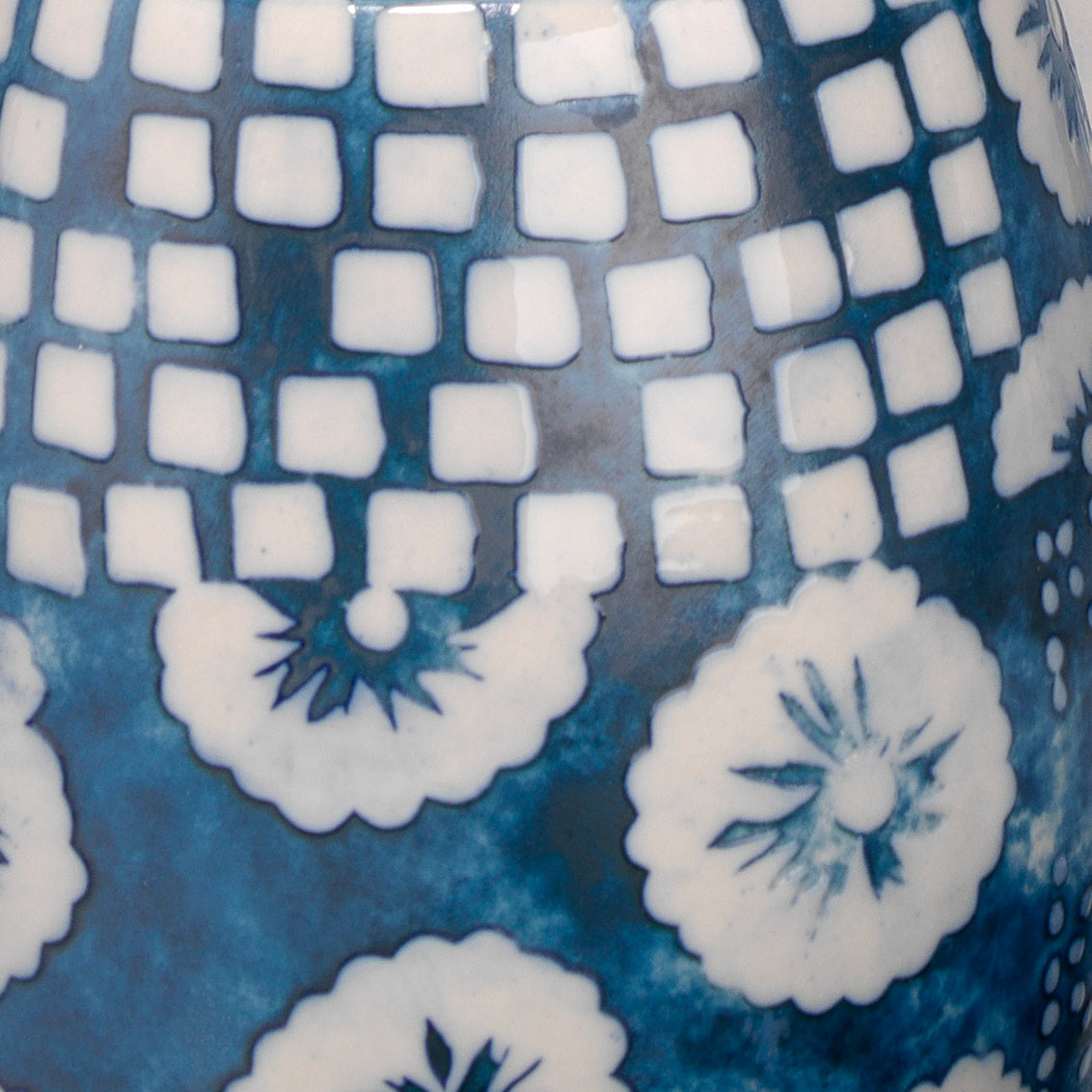 Block Print Vases (Set of 4)