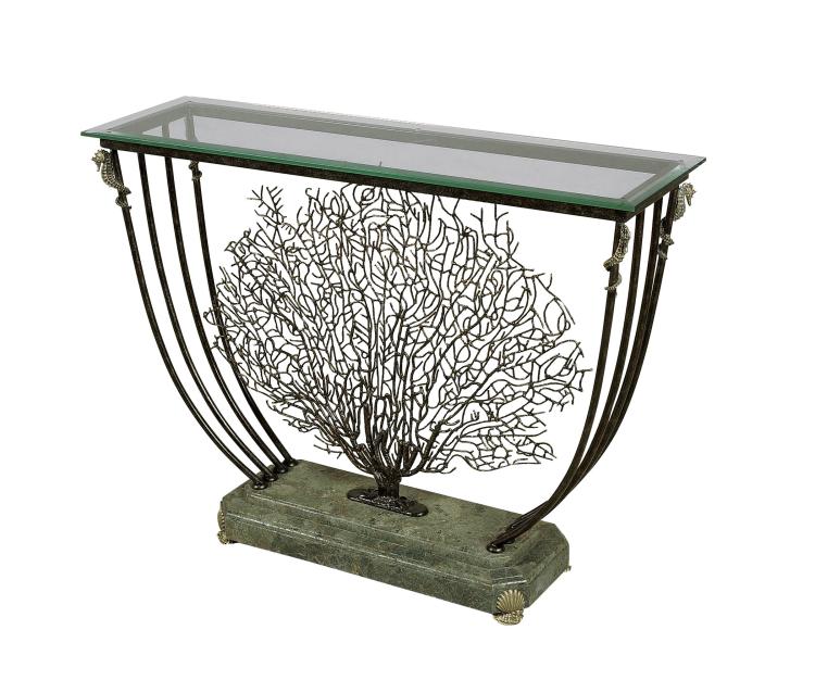 Maitland Smith 8135-34 - CORAL CONSOLE TABLE