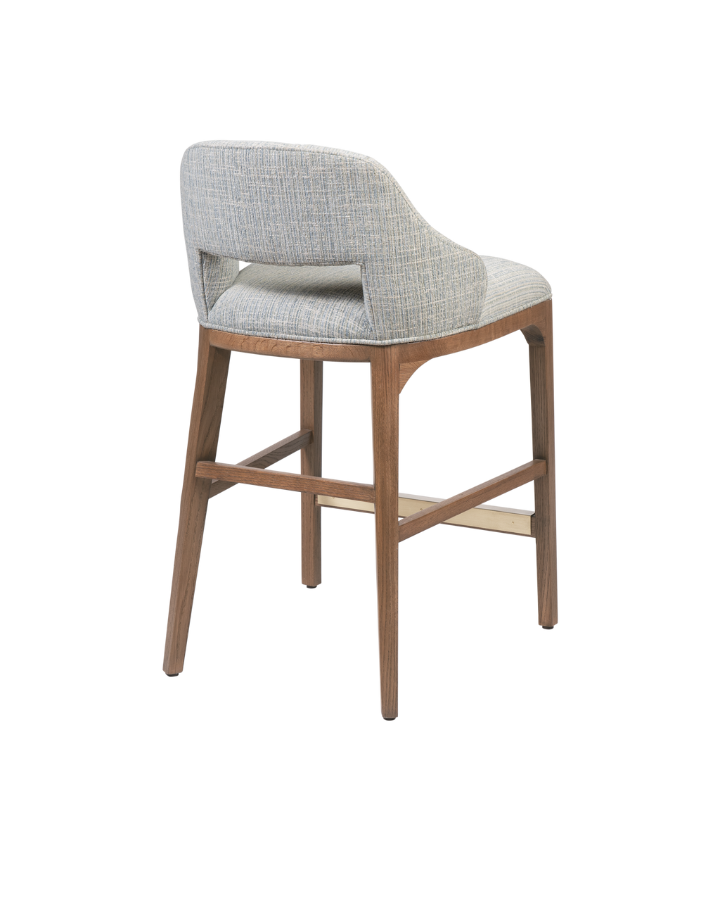Inga Counter Stool, Greenlight Powder - Brown | Currey & Co - 7000-0822