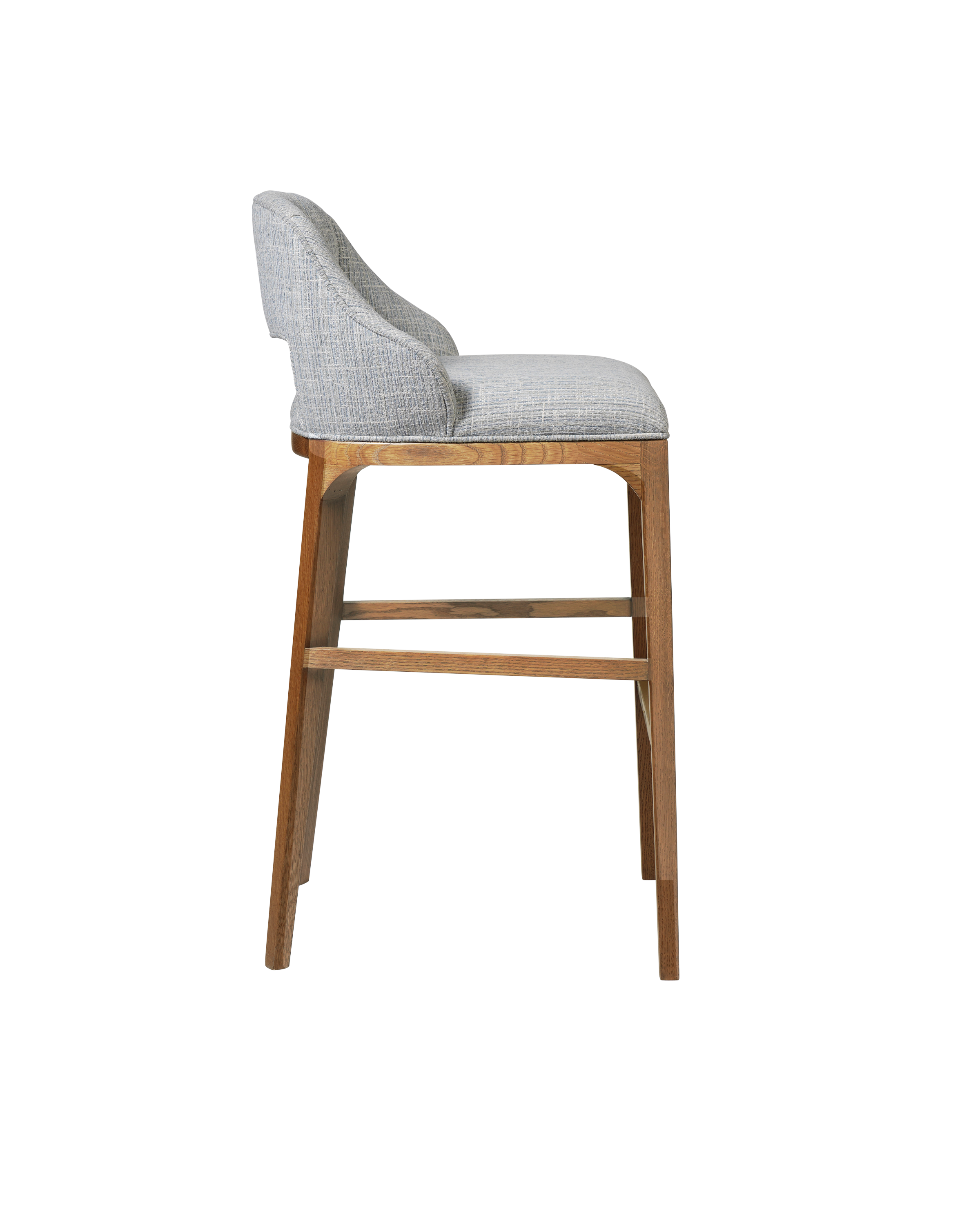 Inga Bar Stool, Greenlight Powder - Brown | Currey & Co - 7000-0832