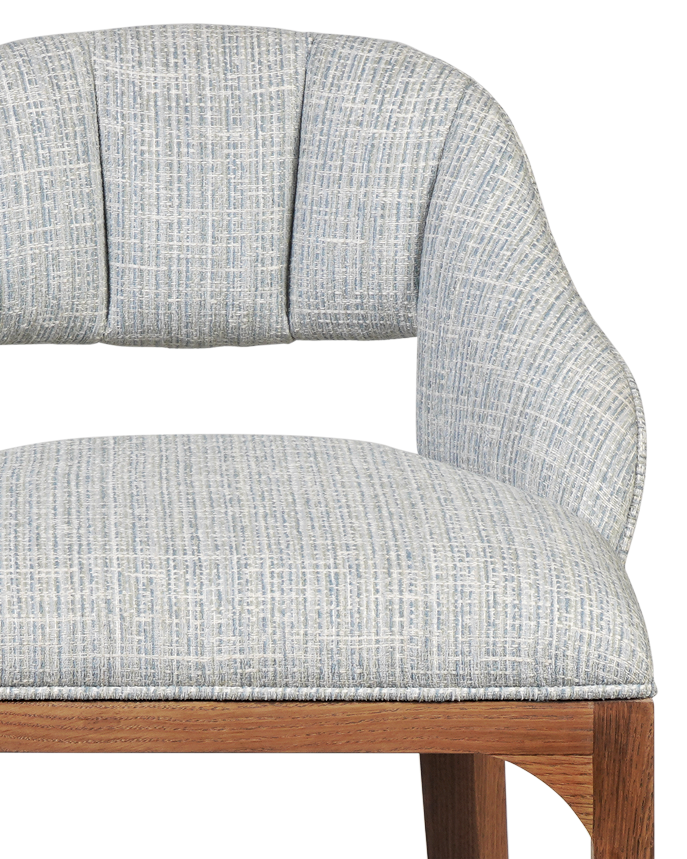 Inga Bar Stool, Greenlight Powder - Brown | Currey & Co - 7000-0832